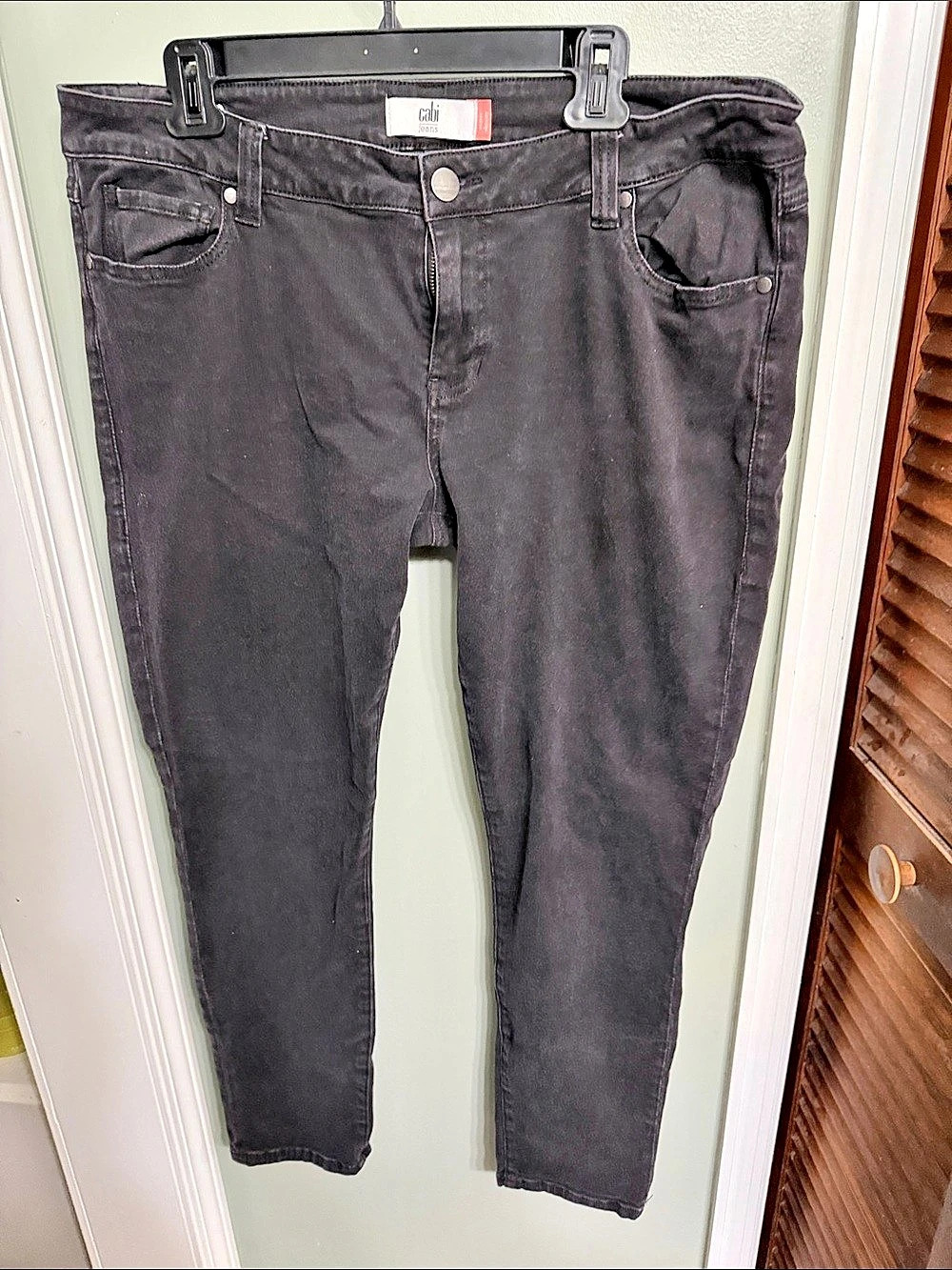 Cabi Super Skinny Jeans Black Waist 16
